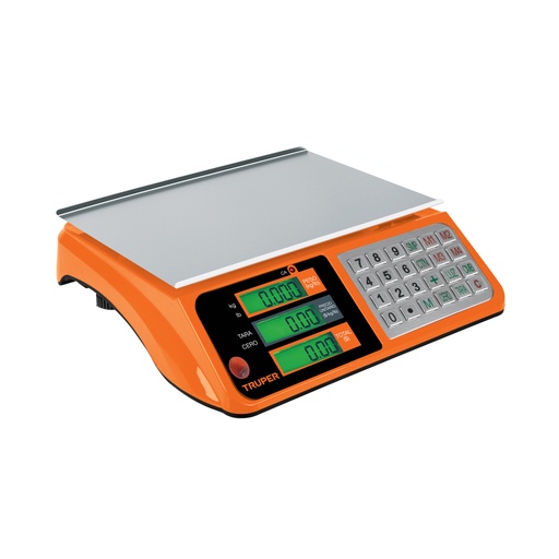[15241] Báscula electrónica multifunciones 40 kg, Truper BASE-40
