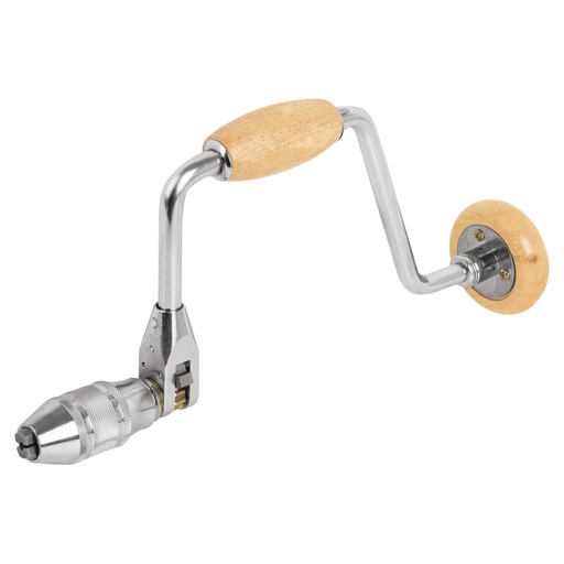 [10970] Berbiquí profesional 12' perilla de madera, TRUPER BC-12M