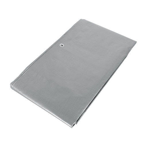 [15362] Lona de polietileno reforzada 3 x 3 m, gris, 180g/m2, TRUPER LT-33