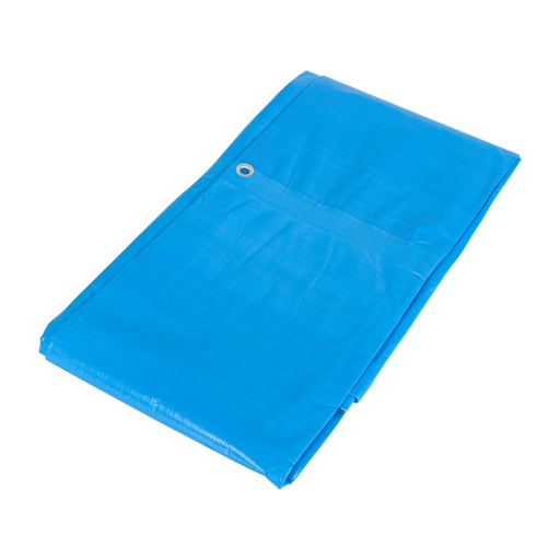 [15370] Lona de polietileno reforzada 3 x 3 m, azul, 180g/m2, TRUPER LT-33Z