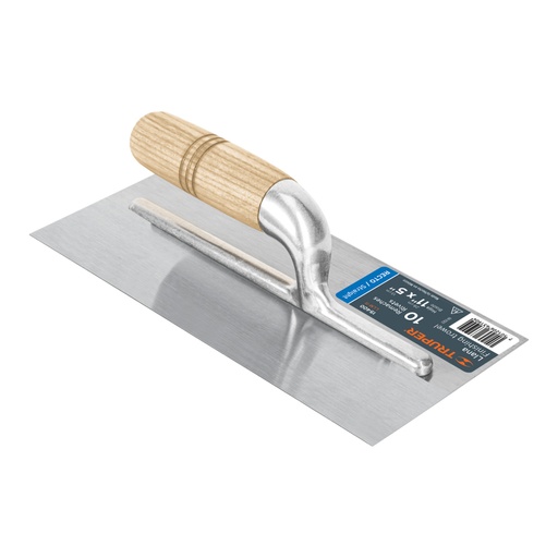 [15400] Llana 11' canto recto, 10 remaches, mango madera, TRUPER LLM-11