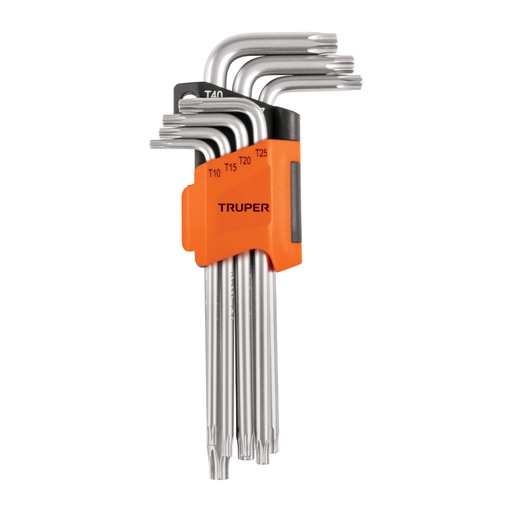 [15553] Juego de 7 llaves torx largas con organizador abatible TORX-7L