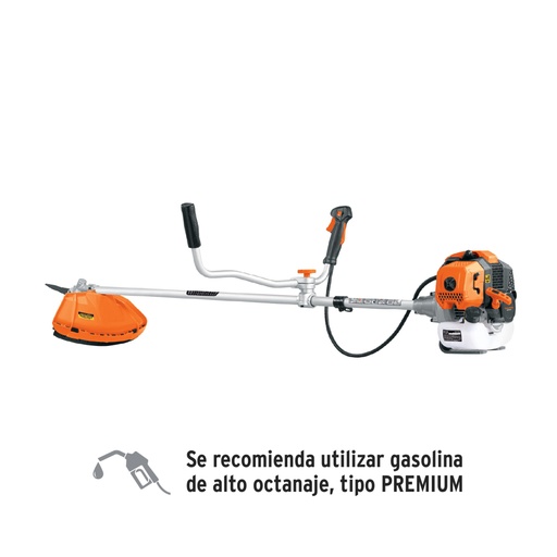 [11032] Desmalezadora a gasolina 52 cc mango tipo 'bici' 18', TRUPER DES-520