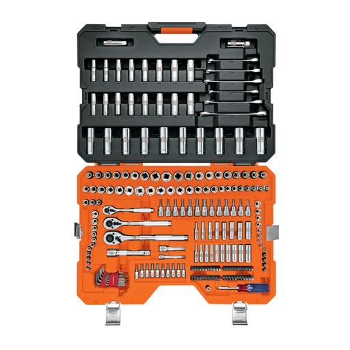 [15691] Juego 217 herramientas 1/4', 3/8' y 1/2' std y mm p/mecánico JD-217MP