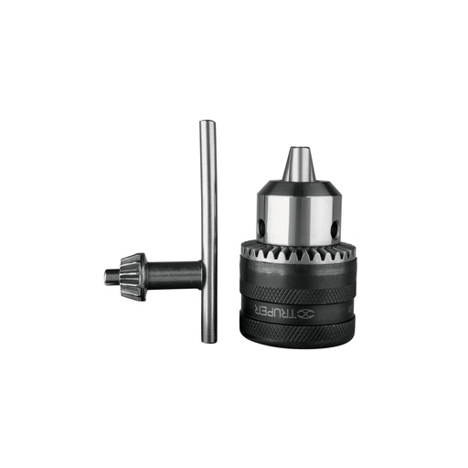 [16478] Broquero 1/2' con llave, cuerpo moleteado, TRUPER BRO-1/2N