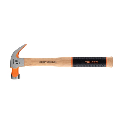 [16650] Martillo pulido 7 oz uña curva, mango hickory, TRUPER Grip MO-7