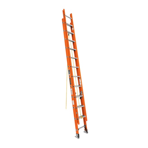[16757] Escalera de extensión, tipo II, 24 peldaños, fibra de vidrio ESE-224FV